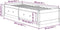 vidaXL - Slaapbank - zonder - matras - 80x200 - cm - massief - grenenhout - wasbruin