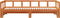vidaXL - Slaapbank - zonder - matras - 80x200 - cm - massief - grenenhout - wasbruin