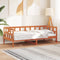 vidaXL - Slaapbank - zonder - matras - 80x200 - cm - massief - grenenhout - wasbruin