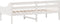 vidaXL - Slaapbank - zonder - matras - 80x200 - cm - massief - grenenhout - wit