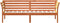 vidaXL - Slaapbank - zonder - matras - 80x200 - cm - massief - grenenhout - wasbruin