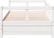 vidaXL - Slaapbank - zonder - matras - 80x200 - cm - massief - grenenhout - wit