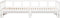 vidaXL - Slaapbank - zonder - matras - 80x200 - cm - massief - grenenhout - wit