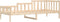 vidaXL - Slaapbank - zonder - matras - 80x200 - cm - massief - grenenhout