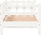 vidaXL - Slaapbank - zonder - matras - 80x200 - cm - massief - grenenhout - wit