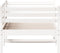 vidaXL - Slaapbank - zonder - matras - 80x200 - cm - massief - grenenhout - wit