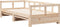 vidaXL - Slaapbank - zonder - matras - 80x200 - cm - massief - grenenhout