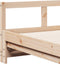 vidaXL - Slaapbank - zonder - matras - 80x200 - cm - massief - grenenhout