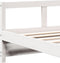 vidaXL - Slaapbank - zonder - matras - 80x200 - cm - massief - grenenhout - wit