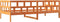 vidaXL - Slaapbank - zonder - matras - 80x200 - cm - massief - grenenhout - wasbruin