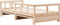 vidaXL - Slaapbank - zonder - matras - 80x200 - cm - massief - grenenhout