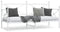 vidaXL - Slaapbank - zonder - matras - 80x200 - cm - staal - wit