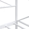 vidaXL - Slaapbank - zonder - matras - 80x200 - cm - staal - wit