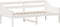 vidaXL - Slaapbank - zonder - matras - 90x190 - cm - massief - grenenhout - wit