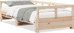 vidaXL - Slaapbank - zonder - matras - 90x190 - cm - massief - grenenhout