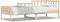 vidaXL - Slaapbank - zonder - matras - 90x190 - cm - massief - grenenhout