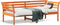 vidaXL - Slaapbank - zonder - matras - 90x190 - cm - massief - grenenhout - wasbruin