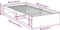 vidaXL - Slaapbank - zonder - matras - 90x190 - cm - massief - grenenhout - wit