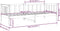 vidaXL - Slaapbank - zonder - matras - 90x190 - cm - massief - grenenhout - wit