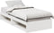vidaXL - Slaapbank - zonder - matras - 90x190 - cm - massief - grenenhout - wit