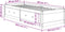 vidaXL - Slaapbank - zonder - matras - 90x190 - cm - massief - grenenhout - wasbruin