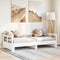 vidaXL - Slaapbank - zonder - matras - 90x190 - cm - massief - grenenhout - wit