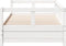 vidaXL - Slaapbank - zonder - matras - 90x190 - cm - massief - grenenhout - wit