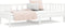 vidaXL - Slaapbank - zonder - matras - 90x190 - cm - massief - grenenhout - wit