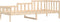 vidaXL - Slaapbank - zonder - matras - 90x190 - cm - massief - grenenhout