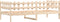 vidaXL - Slaapbank - zonder - matras - 90x190 - cm - massief - grenenhout