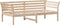 vidaXL - Slaapbank - zonder - matras - 90x190 - cm - massief - grenenhout