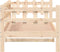 vidaXL - Slaapbank - zonder - matras - 90x190 - cm - massief - grenenhout