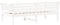 vidaXL - Slaapbank - zonder - matras - 90x190 - cm - massief - grenenhout - wit