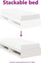 vidaXL - Slaapbank - zonder - matras - 90x190 - cm - massief - grenenhout - wit
