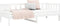 vidaXL - Slaapbank - zonder - matras - 90x190 - cm - massief - grenenhout - wit