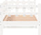 vidaXL - Slaapbank - zonder - matras - 90x190 - cm - massief - grenenhout - wit