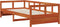 vidaXL - Slaapbank - zonder - matras - 90x200 - cm - massief - grenenhout - wasbruin