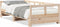 vidaXL - Slaapbank - zonder - matras - 90x200 - cm - massief - grenenhout