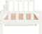 vidaXL - Slaapbank - zonder - matras - 90x200 - cm - massief - grenenhout - wit