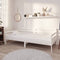 vidaXL - Slaapbank - zonder - matras - 90x200 - cm - massief - grenenhout - wit