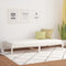 vidaXL - Slaapbank - zonder - matras - 90x200 - cm - massief - grenenhout - wit