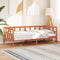 vidaXL - Slaapbank - zonder - matras - 90x200 - cm - massief - grenenhout - wasbruin