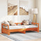 vidaXL - Slaapbank - zonder - matras - 90x200 - cm - massief - grenenhout - wasbruin