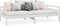 vidaXL - Slaapbank - zonder - matras - 90x200 - cm - massief - grenenhout - wit