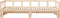 vidaXL - Slaapbank - zonder - matras - 90x200 - cm - massief - grenenhout