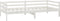 vidaXL - Slaapbank - zonder - matras - 90x200 - cm - massief - grenenhout - wit