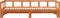 vidaXL - Slaapbank - zonder - matras - 90x200 - cm - massief - grenenhout - wasbruin