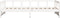 vidaXL - Slaapbank - zonder - matras - 90x200 - cm - massief - grenenhout - wit