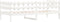 vidaXL - Slaapbank - zonder - matras - 90x200 - cm - massief - grenenhout - wit