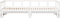 vidaXL - Slaapbank - zonder - matras - 90x200 - cm - massief - grenenhout - wit